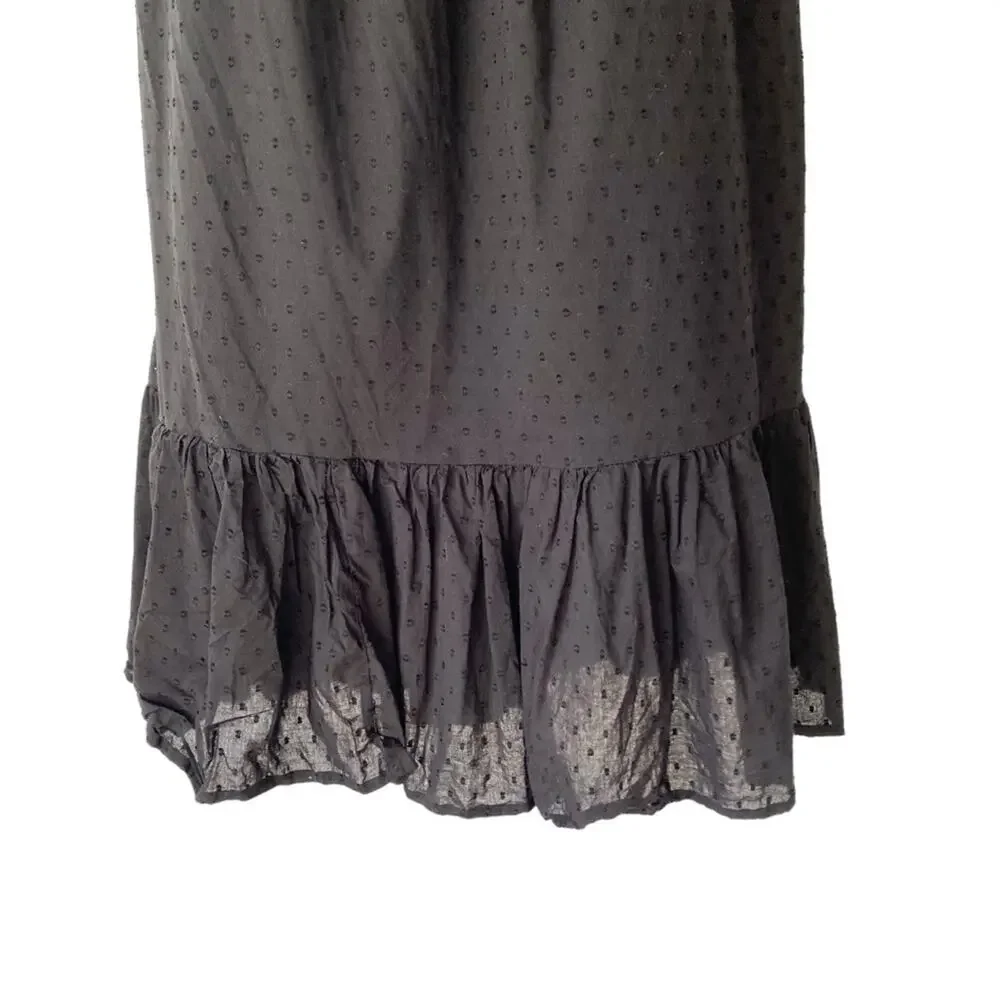 Emerson Fry India Collection Black Swiss Dot Sundress Maxi size XS/Small - Picture 8 of 12